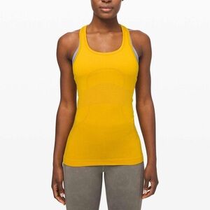 Lululemon Athletica Mustard Yellow Tank Top